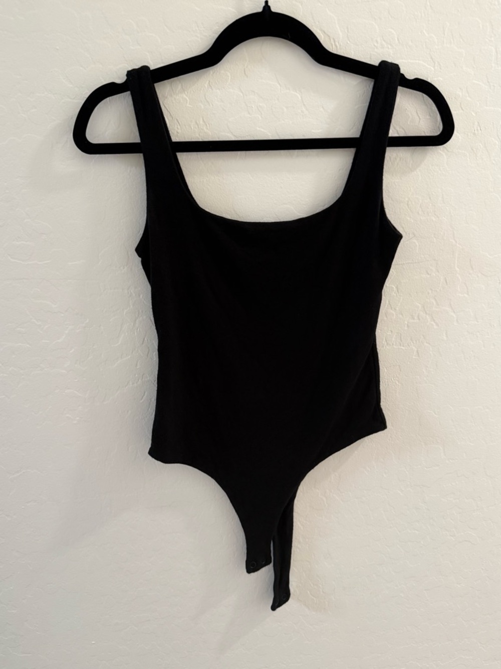 Naked Wardrobe Black Scoop Next Bodysuit